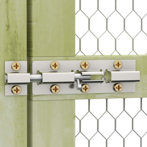 Coteț Păsări Lemn Pin 4,5x1,5x2m - Livrare Gratuită