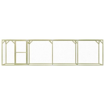 Coteț păsări 1.5x6m - Lemn pin tratat | Livrare Gratuită