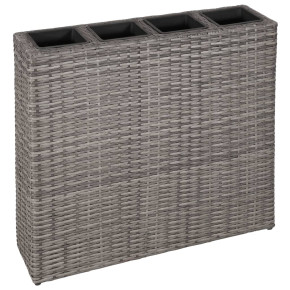Set Jardiniere Ratan cu Ghivece - Livrare Gratuită 2