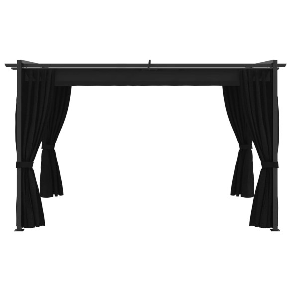 Pavilion Antracit 4x3m - Cort exterior rezistent Pavilion Antracit 4x3m - Cort exterior rezistent