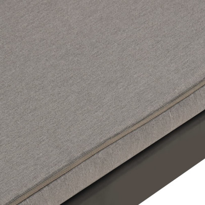 Set 2 Bănci Grădină cu Perne - Gri | Livrare Gratuită