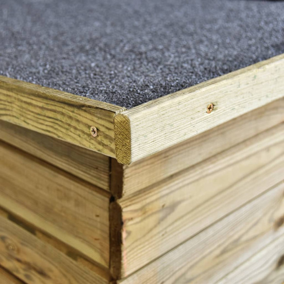 Magazie Biciclete Lemn Pin - Depozitare Exterior Rezistentă