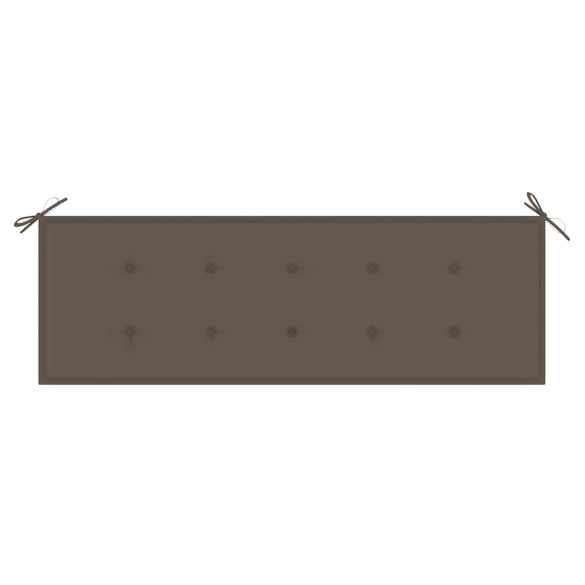 Bancă Grădină 3 Locuri - Lemn Eucalipt cu Pernă - Livrare Gratuită