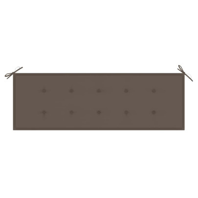 Bancă Grădină 3 Locuri - Lemn Eucalipt cu Pernă - Livrare Gratuită