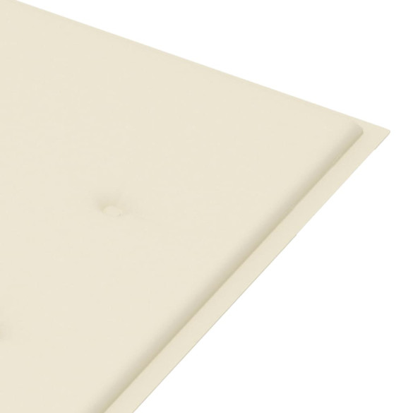 Bancă Grădină Lemn Acacia cu Pernă - 120 cm - Livrare Gratuită