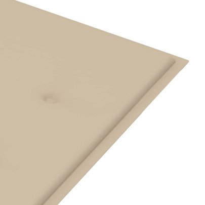 Bancă Grădină cu Pernă - Lemn Acacia Masiv - 120 cm