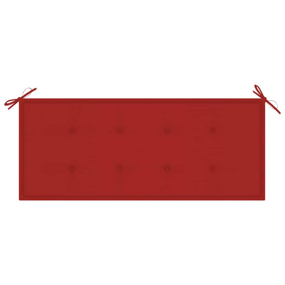 Bancă Grădină cu Pernă - Lemn Acacia Masiv - 120 cm