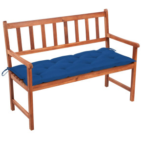 Bancă Grădină Acacia cu Pernă - 120 cm - Confort Natural