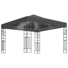 Pavilion cu Lumini LED Solar - Antracit 3x3m | Livrare Gratuita 2