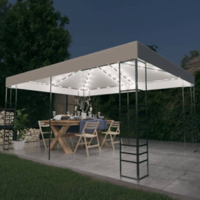 Pavilion cu Lumini LED Solar 4x3m | Livrare Gratuită