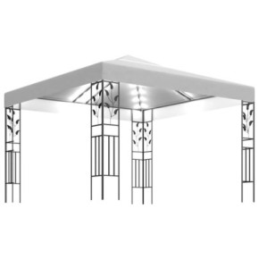 Pavilion cu Lumini LED Solar | Acoperiș dublu | Livrare Gratuită 2