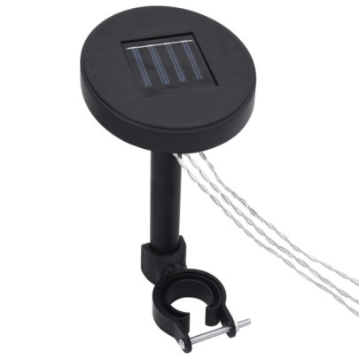 Pavilion cu Lumini LED Solar | Acoperiș dublu | Livrare Gratuită