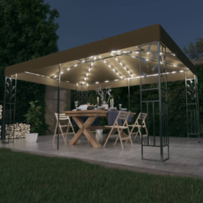 Pavilion Grădină cu Lumini LED Solar - 3x4m | Livrare Gratuită