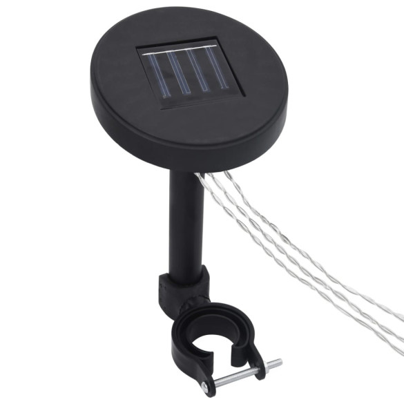 Pavilion cu Plasa Anti-Țânțari și Lumini LED Solar | 3x3m