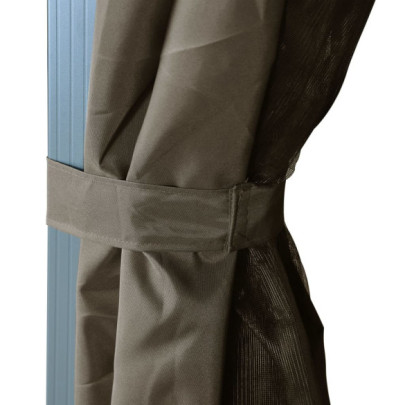 Pavilion cu Perdele și Lumini LED 3x3m | Livrare Gratuită