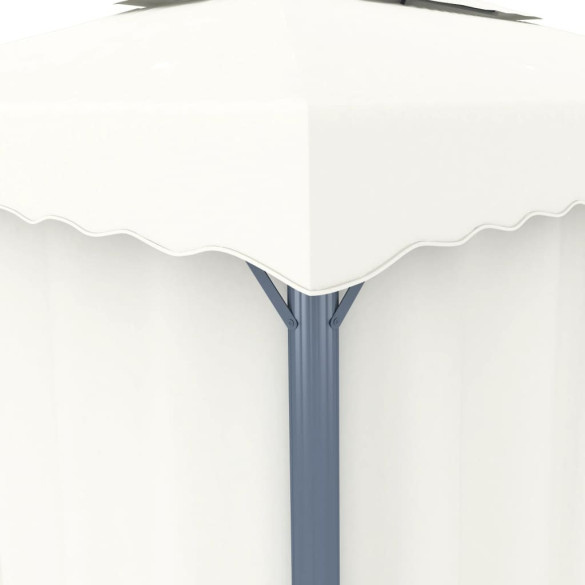 Pavilion cu Lumini LED Solar - Alb Crem 4x3m | Livrare Gratuită Pavilion cu Lumini LED Solar - Alb Crem 4x3m | Livrare Gratuită
