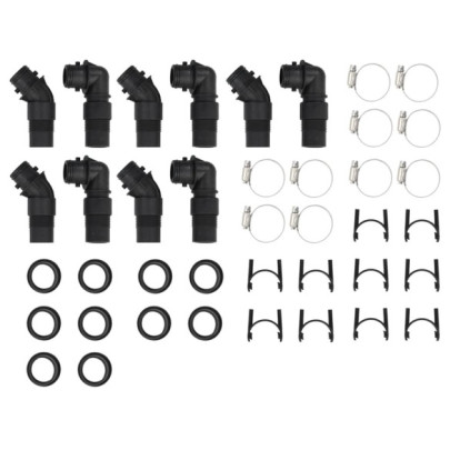 Încălzitor Solar Piscină 5 bucăți HDPE Aluminiu