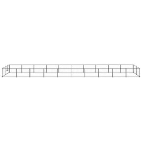 Padoc Câini 20m² Oțel Negru | Livrare Gratuită 2