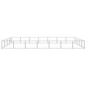 Padoc Câini 28m² - Oțel Argintiu | Livrare Gratuită 2