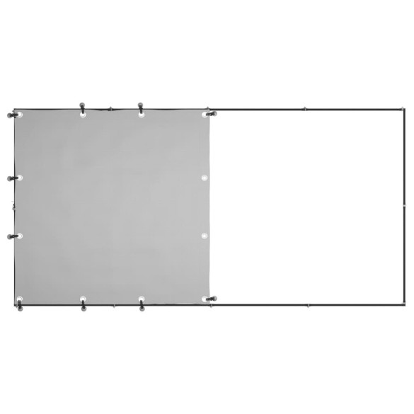 Padoc Câini Negru 2.42 m² - Oțel Rezistent cu Acoperiș