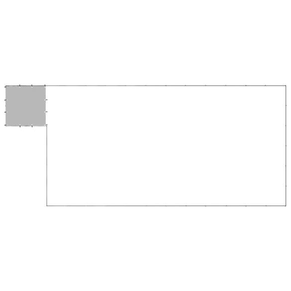 Padoc Câini 23m² - Oțel Rezistent cu Acoperiș - Livrare Gratuită