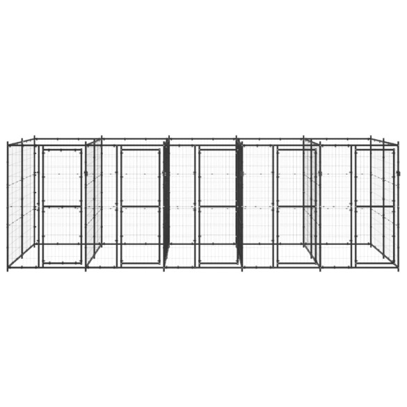 Padoc Câini Exterior 12m² Oțel | Livrare Gratuită