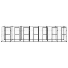 Padoc Câini Exterior 17m² - Oțel Rezistent 2