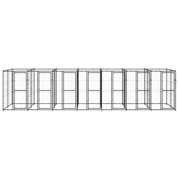 Padoc Câini Exterior 17m² - Oțel Rezistent