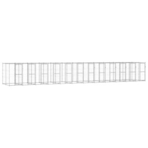 Padoc Câini Exterior 29m² - Oțel Galvanizat Rezistent