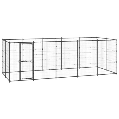 Padoc pentru câini de exterior - 12,1 m² - oțel
