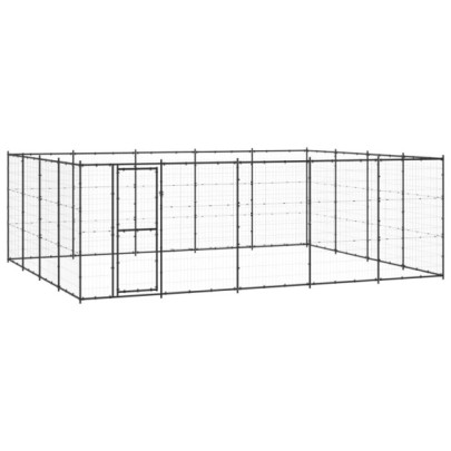Padoc pentru câini de exterior - 24,2 m² - oțel