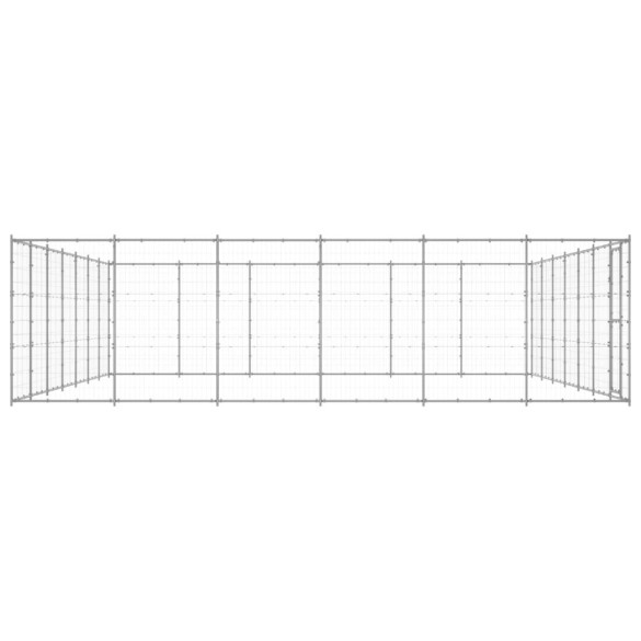Padoc Câini Exterior 50m² - Oțel Galvanizat | Livrare Gratuită
