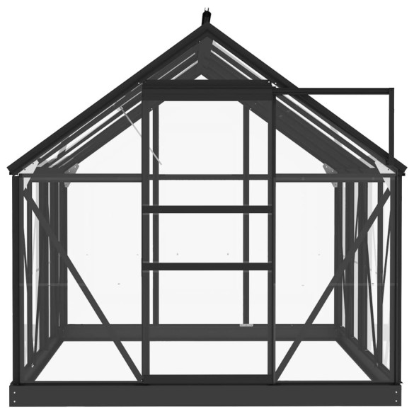 Seră Antracit din Sticlă - Aluminiu Rezistent - Livrare Gratuită Seră Antracit din Sticlă - Aluminiu Rezistent - Livrare Gratuită