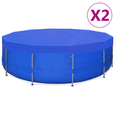 Prelate piscină - 2 buc. - PE rotund - 540 cm - 90 g/m²