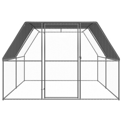 Coteț Păsări Exterior 3x4x2m - Oțel Zincat | Livrare Gratuită