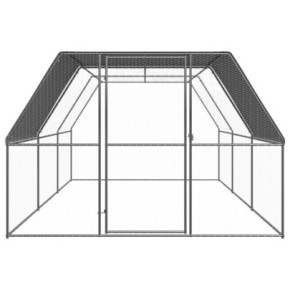 Coteț Păsări Exterior 3x6x2 m - Oțel Zincat | Livrare Gratuită 2