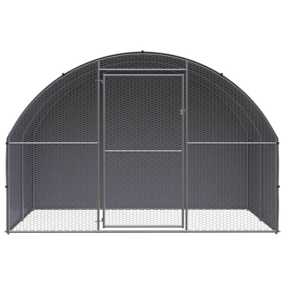 Volieră Păsări Exterior 3x2x2m Oțel Galvanizat - Livrare Gratuită