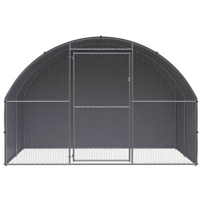 Volieră Păsări Exterior 3x2x2m Oțel Galvanizat - Livrare Gratuită