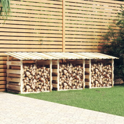 Pergole cu acoperiș - 3 buc. - 100x90x100 cm - lemn de pin tratat