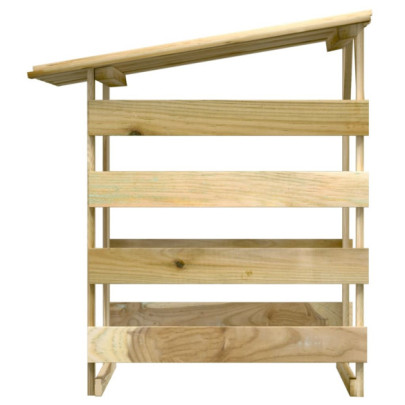 Pergole cu Acoperiș 100x90x100 cm - Lemn Pin - 4 bucăți