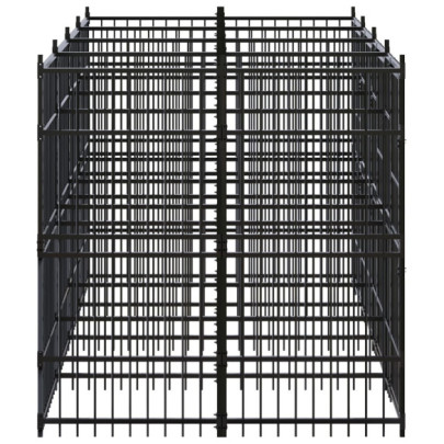 Padoc Câini Exterior 7,37 m² - Oțel Durabil - Livrare Gratuită