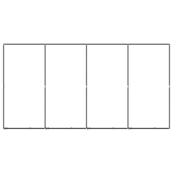 Padoc Câini Exterior 7,37 m² - Oțel Durabil - Livrare Gratuită