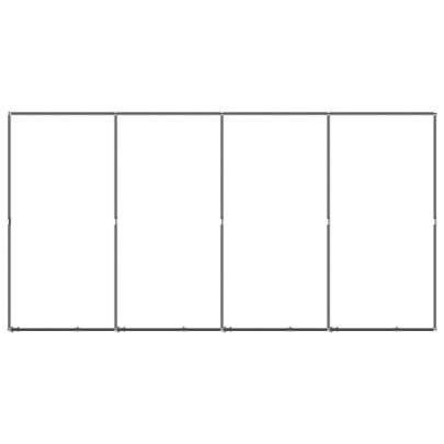 Padoc Câini Exterior 7,37 m² - Oțel Durabil - Livrare Gratuită