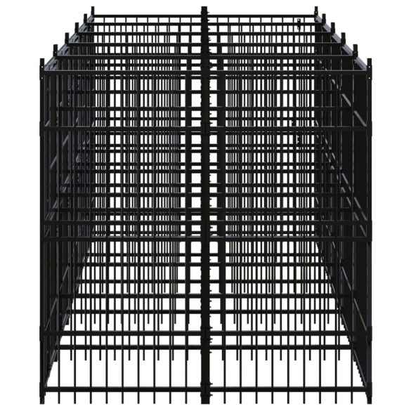 Padoc Câini Exterior 9,22 m² - Oțel Rezistent