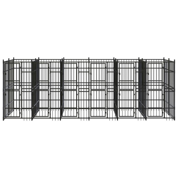 Padoc Câini Exterior 11m² - Oțel Durabil - Livrare Gratuită