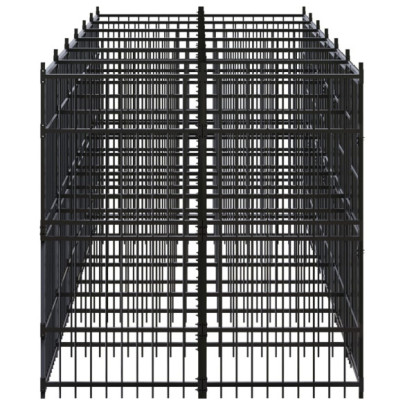 Padoc Câini Exterior 11m² - Oțel Durabil - Livrare Gratuită