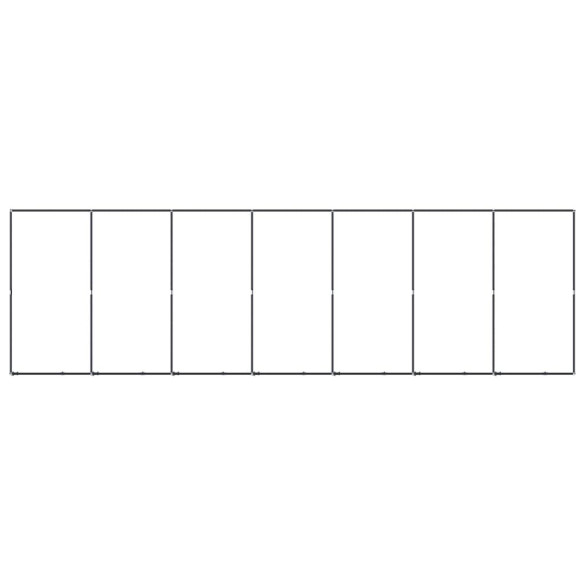 Padoc Câini Exterior 12,9 m² Oțel | Livrare Gratuită