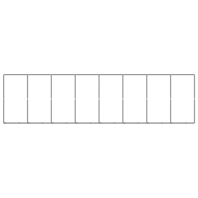 Padoc Câini Exterior 14,75 m² - Oțel Rezistent