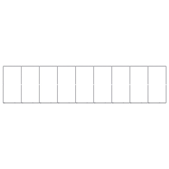 Padoc Câini Exterior 16,59 m² - Oțel | Livrare Gratuită