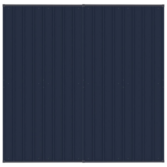 Padoc Câini Exterior cu Acoperiș - Oțel Rezistent